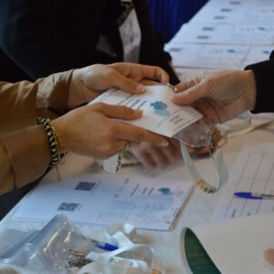 Accueil badge colloque PTSM 2023