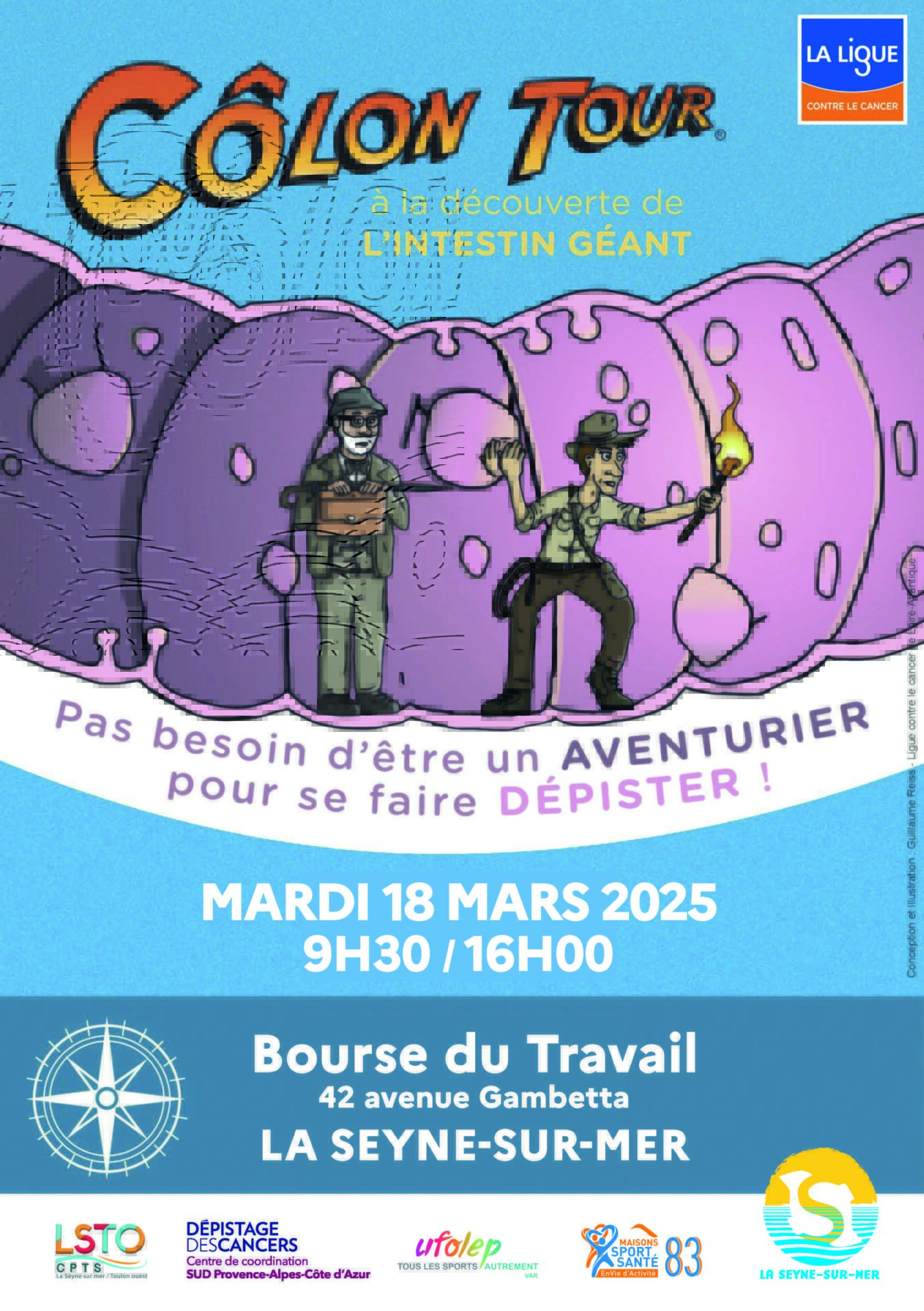 Affiche COLON TOUR la Seyne