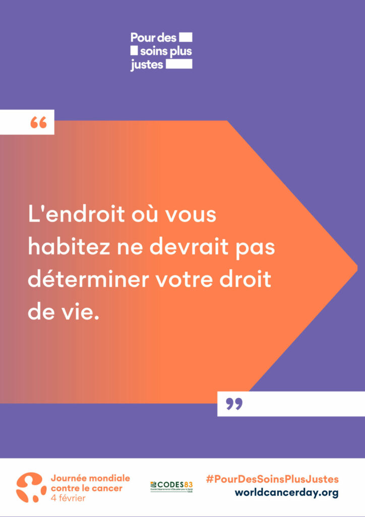 Affiche Journée Mondiale contre le cancer