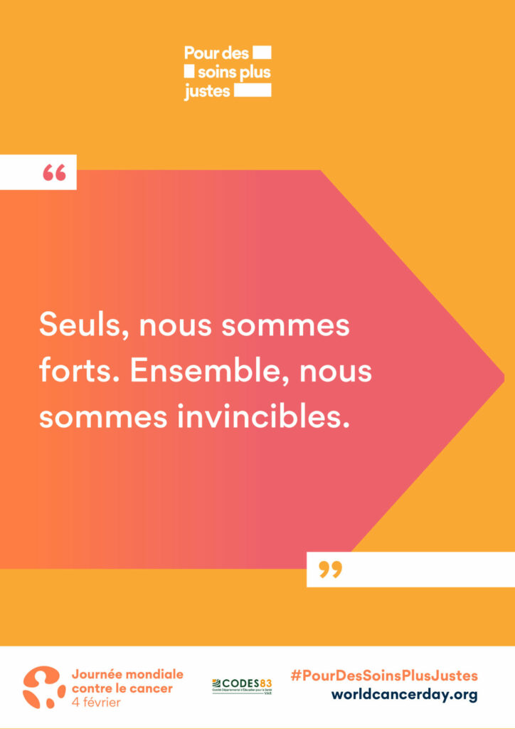 Affiche Journée Mondiale contre le cancer