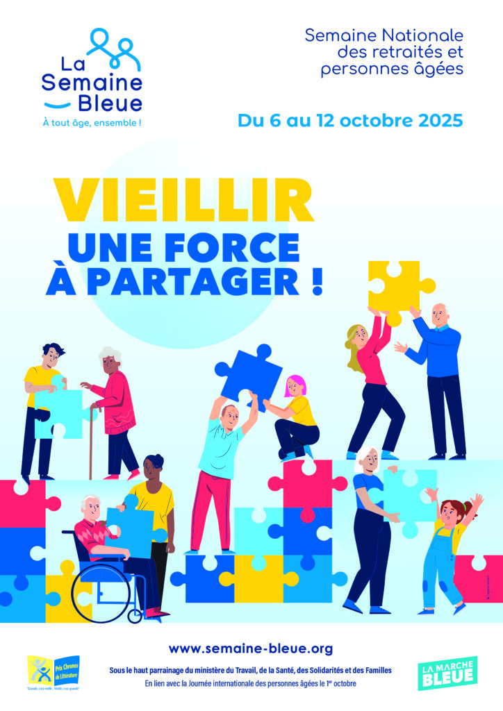 Affiche Semaine bleue 2025