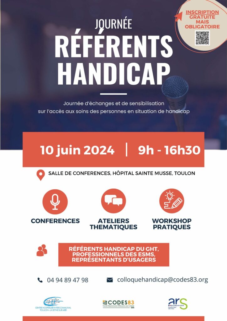 Affiche colloque handicap 10.06.24