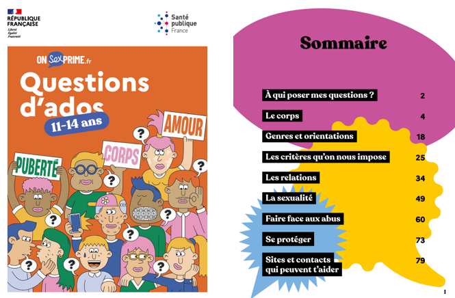 Brochure Questions d'ado 11-14ans, SPF