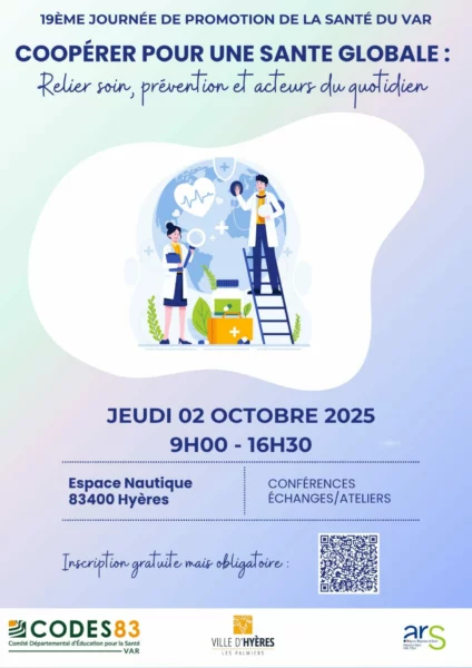 Colloque JPS 2025 afiiche + QR Code