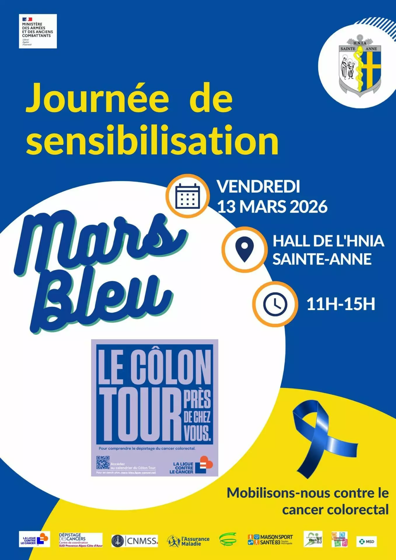 Colon Tour Sainte Anne 13 mars 2026