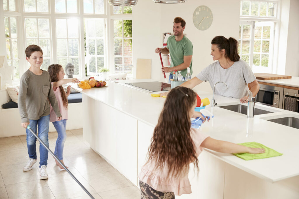 Enfants et tâches ménagères