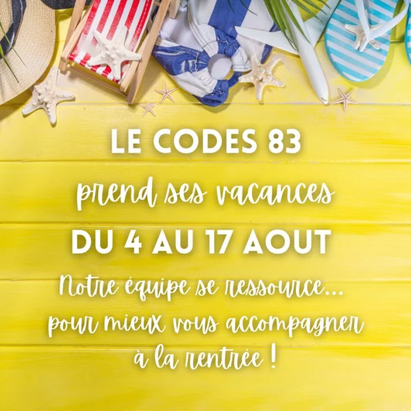 Congés d'été CODES 83
