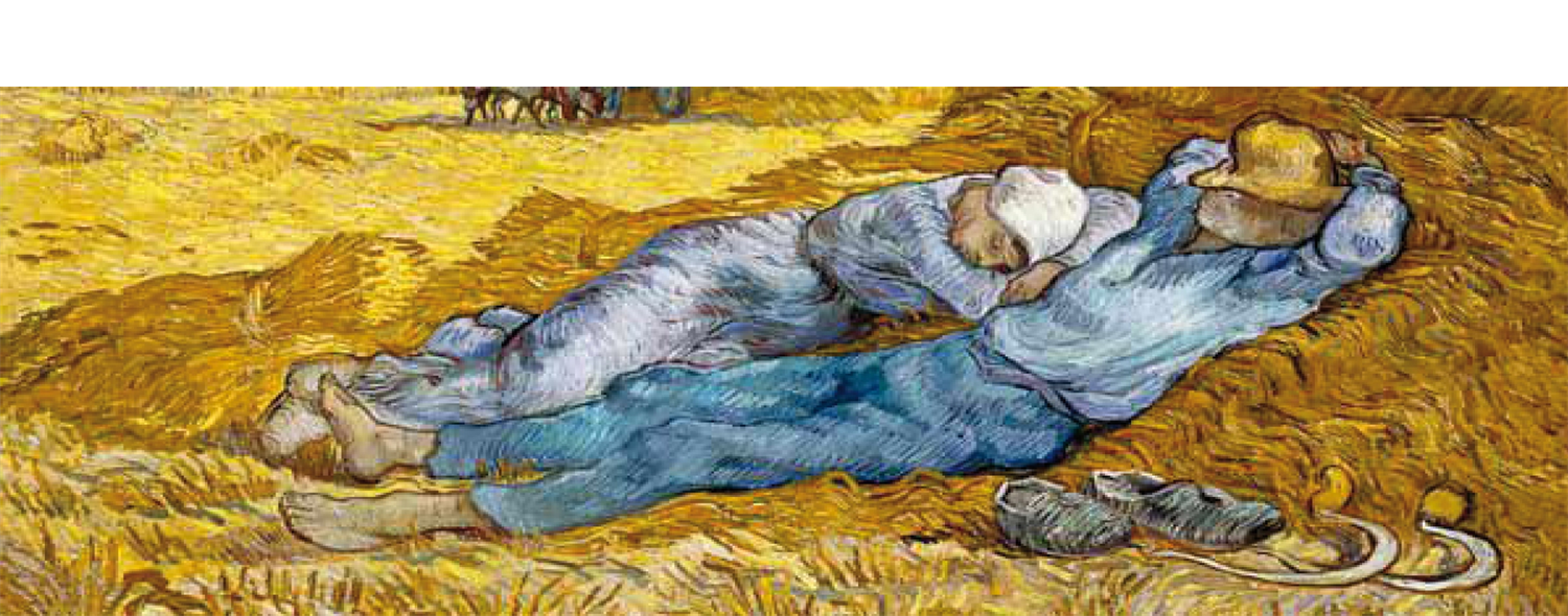 Peinture la sieste