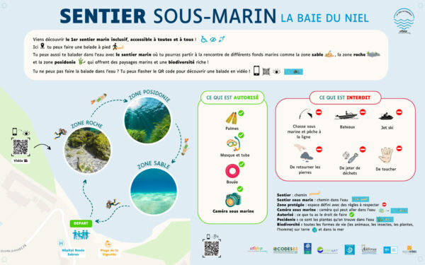 Sentier sous-marin La baie du niel