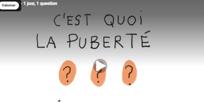 C'est quoi la puberté ? 1 jour 1 question